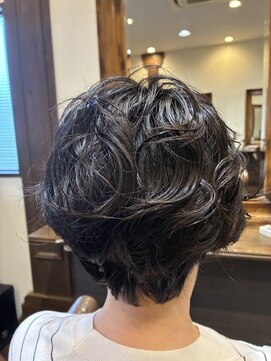 ボウベルズ ヘア アンド メイクアップ ドレッシング Bowbells hair&make up dressing ショートボブパーマスタイル