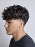新規学割U24【平日限定】カット+パーマ¥11,000men'sフェードスペインカール