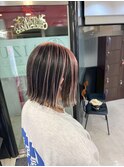 アンブレラカラー ホワイトピンクベージュ