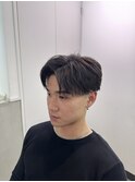 テーパーフェード×フェザーパーマ