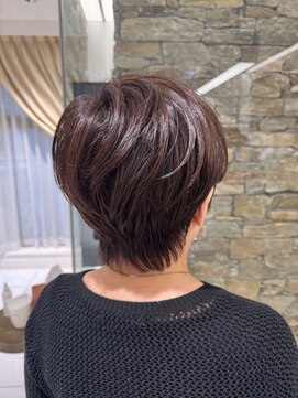 ザザ ZA/ZA 目白 オイルカラー×艶髪ショート