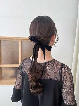 ソノ(sono) タイトポニー　ローポニー　結婚式