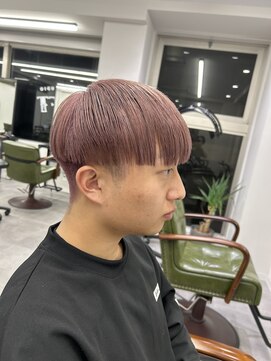 シャフト(SHAFT) マッシュスタイルにピンクラベンダー♪