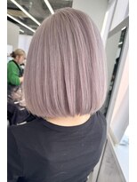 エゴル ナゴヤサカエ(ENGOL NAGOYA SAKAE)&nbsp;新美蓮/ラベンダー/ハイトーンボブ/ブリーチ/ハイトーン