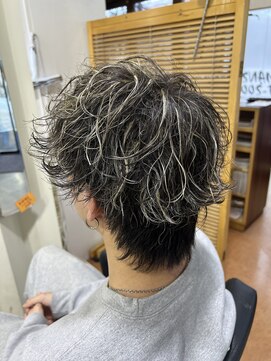 プライドピーエスツー 星置店(PRIDE Ps2) パーマ　ハイライト