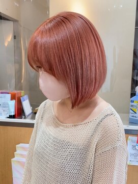 ヨハヘアガーデン(YOHA HAIR GARDEN) ◎コーラルベージュ　@shoki_yoha