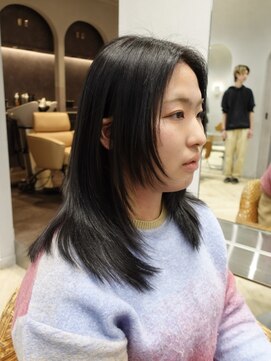 ティエラ 原宿 表参道(Tierra) 【Tierra美侑】就活向きイルミナカラーで艶々地毛風グレージュ