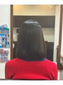 面がきれいに出るボブ【辻堂/藤沢/髪質改善/ヘッドスパ】