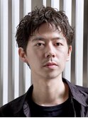 渋谷アクティブショート短めセンターパートヘアルーズショート