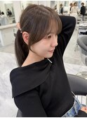 お顔まわりカット