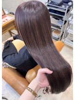 ハピル(Hapir)&nbsp;フルハイライト×極艶ピンクブラウン