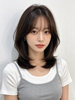 エイチ ウルフカット 大阪梅田(811)&nbsp;グレージュカチモリヘアレイヤーボブ50代ボーイッシュ