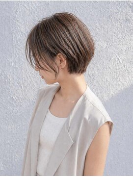 シェル 吉祥寺(shell) くびレイヤーエモージュグレージュカラーくびれショート/吉祥寺