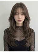 髪質改善顔周りレイヤーカット×小顔レイヤー×結べるレイヤー