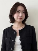 顔まわりレイヤーボブ/くびれレイヤーボブ/丸みショートボブ