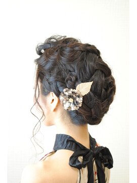 ブリエ(briller) 全頭編み込みエレガントアップ