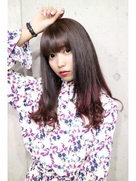 サロンドミルク 原宿(salon de MiLK) 【salon de MiLK 原宿】イルミナパールグレー×ピンクラベンダー