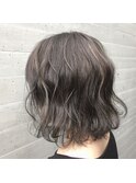 【ALIVE吉祥寺】とろみボブグレージュハイライトカラー