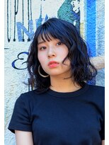 アグ ヘアー マロン梅田3号店(Agu hair marron)&nbsp;ダークネイビーカラー