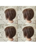 ゆるめクセ風大人ボブ