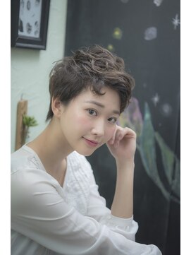 ヘアーミューズ リベロ(hair muse Livero) 【Ｌｉｖｅｒｏ】ふわふわショート×グレージュ　３