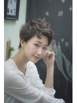 ヘアーミューズ リベロ(hair muse Livero) 【Livero】ふわふわショート×グレージュ 3