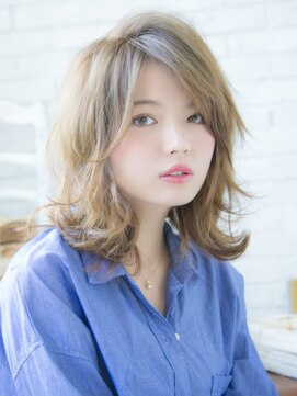 ロンド ルージュ 銀座店(Lond rouge) 外ハネミディアム