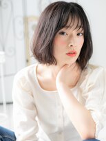 エイトサロン 八潮(8salon)&nbsp;八潮/髪質改善/チャコールグレー×フェザーバング抜け感ヘアb