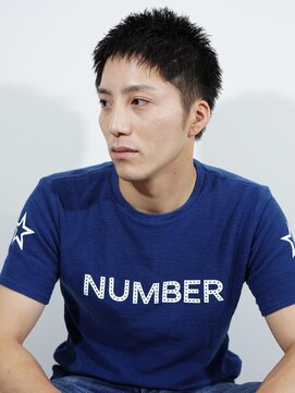 ワンワンオー バーバーショップ 博多店(@110 BARBER SHOP) ショートスパイキー