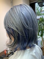 コレット ヘアー 大通(Colette hair)&nbsp;ハイトーンカラー☆ブルー×シルバー