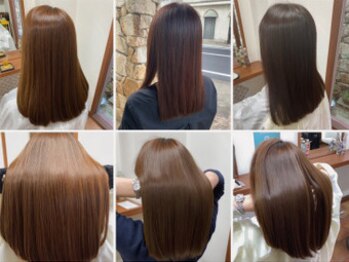 アートヘアートリップ(art hair TRIP)の写真/さらりと軽く指通りなめらかに*【N.ケラリファイン】使用!従来のトリートメントとは一味違う美しい髪へ