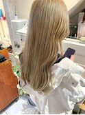 ブロンドベージュ×ケアブリーチ