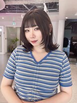 ジーナリア(Xena ria)&nbsp;《袴田》フェイスレイヤーボブ × カカオブラウン