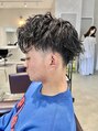 トラップヘアー メンズ刈り上げツイストスパイラルパーマ!