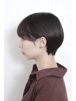 ルーフ 用賀(ROOF)&nbsp;ショコラブラウン/耳掛けショート/ツヤカラー#髪質改善