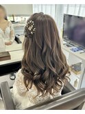 Wedding前撮りヘアセット