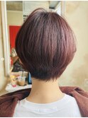 ピンクブラウン/ピンクアッシュ/ショートヘア/20代30代40代50代