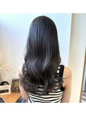 ブリーチなし　レイヤーカット　顔周り　前髪　こなれミディ