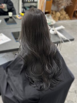 ニコ(nico...) 透け感グレージュブラック