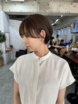 シールドヘアー 沖縄 新都心(C'LD Hair)&nbsp;丸みショート/耳掛けショート/ショートボブ/小顔ショート