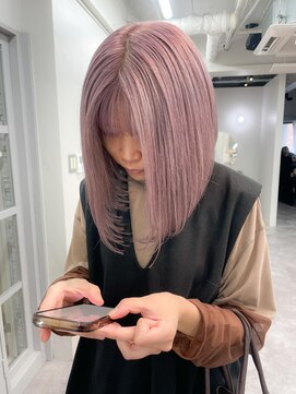 ヴェルダ 池袋店(verda) ピンクグレージュカラー　mizuno