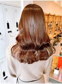 Say.黒髪ボブルフネビージュ小顔ワンレンロングレイヤー韓国風
