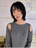 黒髪レイヤースタイル