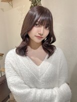 ゼスト 中野店(ZEST)&nbsp;【ZEST中野/chihiro】愛されヘア/ブリーチなしピンクブラウン