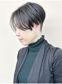 <刈り上げショート女子くびれショート前下がりショート30代40代3