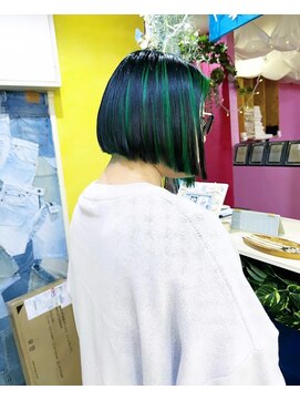 トーク 伊丹本店(TAL'KE) TAL’KE/インナーカラー×グリーン_1406