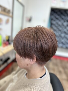 まつこ美容室 刈り上げマッシュ