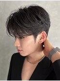 毛流れシースルーマッシュ