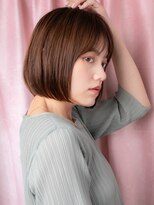 モッズヘア 上尾西口店(mod's hair) シルキーベージュ前下がり切りっぱなしボブY上尾20代30代40代