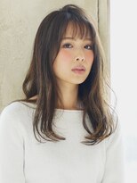 オッジ 西新店(Oggi)&nbsp;ダークグレージュ 透明感カラー 顔周りカット 前髪カット 艶髪